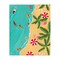 Stupell Industries Busy Beach Day Hangout Canvas, design by Nabeela Rumi